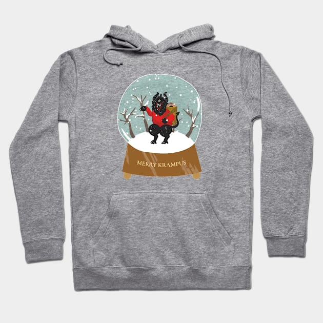 Merry Krampus Hoodie by Mads' Store